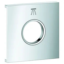 GROHE Metallplatte Grohtherm Aqua Tiles 106889, Symbol: Kopfbrause 3 chrom, 1068890000 1068890000