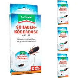 Silberkraft Schaben Köderdose 8 St