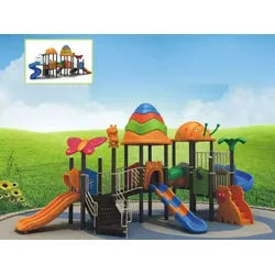 JVmoebel Spielturm Hochwertiger Spielturm mit Rutsche und Tunnel für Kinder, Made in Europa bunt
