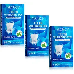 P-beauty Zahnaufhellung Gel Stift für Weiße Zähne Teeth Whitening Bleaching Pen Zahngel 3x6 St