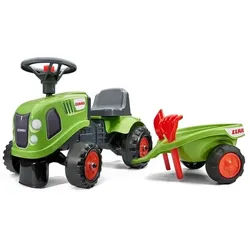 Tractor with trailer rake and shovel Baby Claas