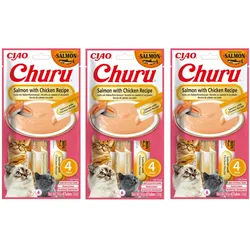 INABA CAT CHURU Lachs mit Huhn 12x14g