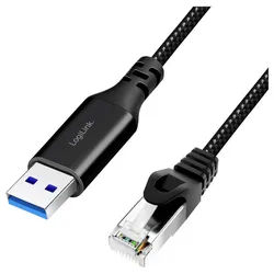 LogiLink LogiLink USB 3.2 Gen 1 (USB 3.0) Adapterkabel [1x USB 3.2 Gen 1 Stecke USB-Adapter, 300.00 cm schwarz