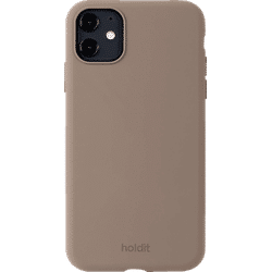 HOLDIT Silicone Case, Backcover, Apple, iPhone 11/XR, Mocha Brown