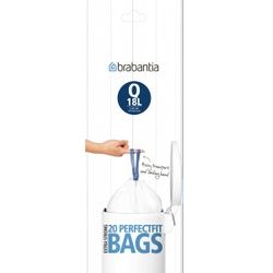 Brabantia (Q) Müllbeutel, 18 Liter, Perfekt für Brabantia Abfallbehälter, 1 Karton = 12 Rollen = 240 Beutel