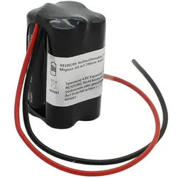 Notleuchtenakku NiMH 4,8V 2000mAh F2x2 Mignon AA mit 200mm Kabel ersetzt RPower NIMHHT4820Q
