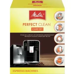 Melitta® PERFECT CLEAN CARE Pflege-Set, 5-teilig, Komplettpaket für eine optimale Entkalkung und Reinigung von Kaffeevollautomaten, 1 Set