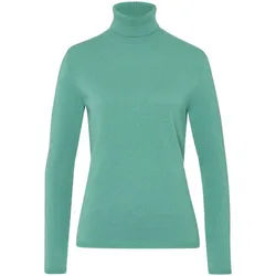 Le pull col roulé include vert