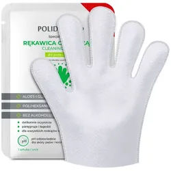 POLIDERM® REINIGUNGSHANDSCHUH – mit einem sanften Reinigungsmittel getränkter Handschuh für Hunde und Katzen, 1 Stück