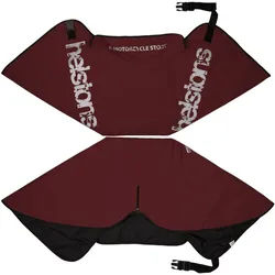 Helstons Schutzplane Pilote Regenschutz für Rollerfahrer, Wasserdicht reflektierende wasserdichte rot