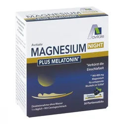 Magnesium Night Plus 1 mg Melatonin Pulver