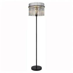 GLOBO LIGHTING Stehlampe, Leuchtmittel nicht inklusive, Pendelleuchte Hängelampe Deckenleuchte Esszimmerlampe Schwarz H 152 cm grau