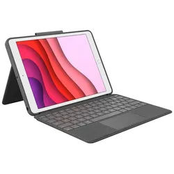 Combo Touch for iPad 10.2" 7/8/9th Gen - UK - Tastatur & Folio-Set - Englisch - UK - Grau