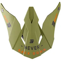 Shot Furious Storm Helmschirm, grün-beige für Männer