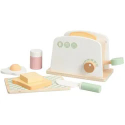 My Baby Lou Kinderküchenzubehör , Gelb, Naturfarben, Weiß, Pink, Mintgrün , Holz, Kunststoff , 8-teilig , Schima , Sperrholz , unisex , EN 71 , Spielzeug, Holzspielzeug