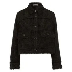 La veste en tweed BASLER noir