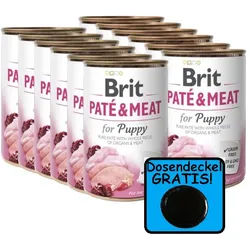 BRIT PATE & MEAT PUPPY 12x400g