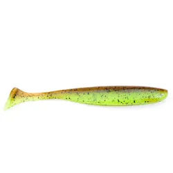 Keitech Kunstköder, Keitech Easy Shiner 7,6cm Green Pumpkin Chartreuse Gummifisch 7.6 cm