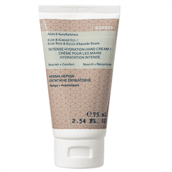 Korres Aloe & Almond Oil Intensiv Feuchtigkeitsspendende Handcreme 75 ml