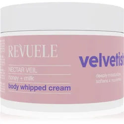 Revuele Velvetish Nectar Veil Body Whipped Cream hydratisierende Körpercreme Honey + Milk 300 ml