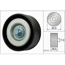 INA Umlenkrolle Keilrippenriemen Ø65mm für Mercedes Benz G Klasse C Sls Amg SL S E CLS M CLK R 532077710