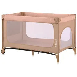 Lionelo Reisebett , Beige , Kunststoff , 67x74.9x123 cm , SGS-geprüft , zusammenklappbar, Ausstieg , Babymöbel & Kindermöbel, Babyzimmer, Babybetten, Reisegitterbetten