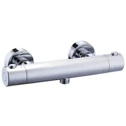 ADOB Duscharmatur Thermostat silberfarben