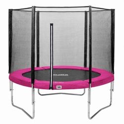 Salta Trampolin Salta Combo 587P , Schwarz, Pink , Metall, Kunststoff , rund , Freizeit & Co, Gartenspielzeug, Hüpfburgen & Trampoline