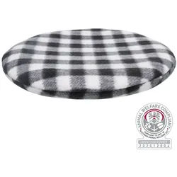 TRIXIE Wärmekissen für Mikrowelle, Ø 26 cm, schwarz / weiß