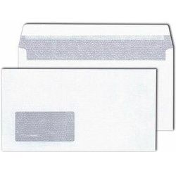 Mailmedia, Verpackungsmaterial, Briefumschlag 125 x 235 mm hochweiss mit Fenster - fuessr den Markt D L A - 1 (1 Stück)