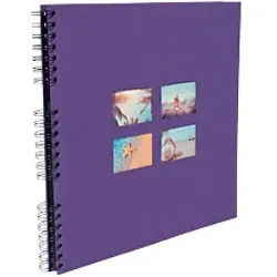 Exacompta Milano Spiralfotoalbum Hardback Papier 33 x 35 x 3,3 cm Violett