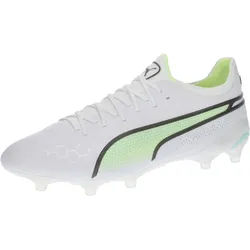 Puma Damen Fussballschuhe King Ultimate FG/AG 107262-02 43 - Puma White-Black-Yellow-Peppermint - 43