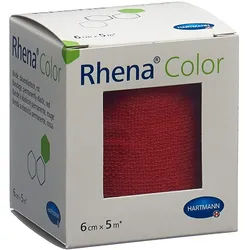 Hartmann Rhena® Color Mittelzugbinden 6 cm x 5 m Rot