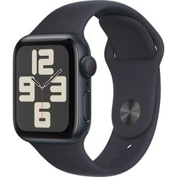 Apple Smartwatch »Watch SE GPS 40 mm Aluminium M/L«, (Watch OS 10 Sport Band) Apple Mitternacht