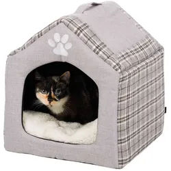 TRIXIE Kuschelhöhle Silas 40x40x45cm grau/creme