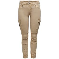 ONLY Slim-fit-Jeans (1-tlg) Plain/ohne Details, Drapiert/gerafft, Weiteres Detail beige 38Mary & Paul