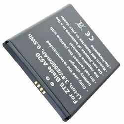 2500mAh Akku passend für ZTE Blade A530 Li-Ion, 3,8V 9,5Wh, Li3826T43P4h705949