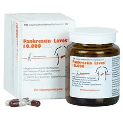 PANKREATIN Laves 10.000 Ph.Eur.-Einh.msr.Hartkaps. 100 St