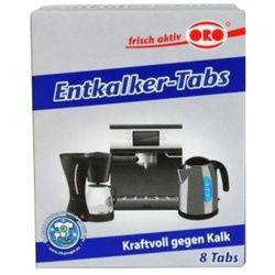 ORO-fix® Entkalker Tabs, Entkalker Tabletten für alle Haushaltsgeräte, 1 Packung = 8 x 16 g