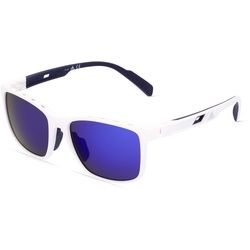 Adidas SP0035 Herren-Sonnenbrille Vollrand Eckig Kunststoff-Gestell, Weiss