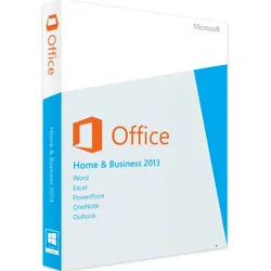 Microsoft Office 2013 Home and Business PKC Product Key Card