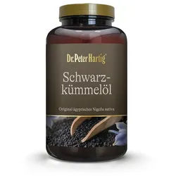 Dr. Peter Hartig Schwarzkümmelöl, unterstützt ihre Schleimhäute, Nigella Sativa, Kapsel, kaltgepresst, 300 Kapseln, 5-Monats-Vorrat, à, Kaltgepresst Nigella Sativa Vitamin A E Lactose- Gluten- Hefefrei