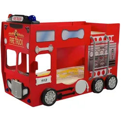 Livetastic Autobett , Rot , Textil , Buche , vollmassiv , Höhe ca. 10 cm , 90x190 cm , Babymöbel & Kindermöbel, Kinderzimmer & Jugendzimmer, Kinderbetten, Kinderbetten & Jugendbetten