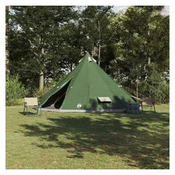 furnicato Faltzelt Familien-Tipi-Zelt mit Dach Grün 560 x 560 x 300 cm, (1 tlg) grün