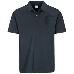 BASEFIELD Poloshirt blau M