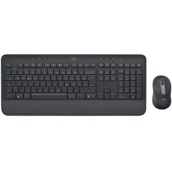 Logitech Kabelloses Tastatur-Maus-Set »Signature Combo MK650« grau
