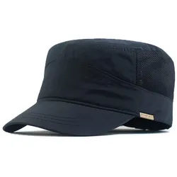 LuxusKollektion Army Cap Basecap Militärcap Herren Damen Denim Einheitsgröße Schwarz