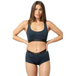 super natural Funktionsunterwäsche Sport-Bra Tundra 220 Semplice (angenehmer Tragekomfort) dunkelblau Damen