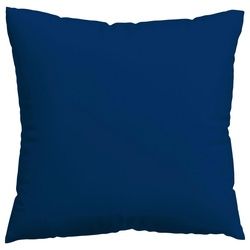 Schlafgut Kissenhülle , Dunkelblau , Textil , Uni , 40x40 cm , Grüner Punkt, Textiles Vertrauen - Oeko-Tex®, AZO-frei, Oeko-Tex® Standard 100, Oeko-Tex® Made IN Green , bügelleicht, bügelfrei, hochwertige Qualität, formstabil, langlebig , Heimtextilien, Bezüge, Kissenbezüge