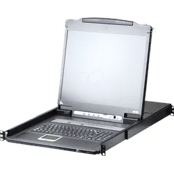 ATEN CL5716IN - 19 Zoll KVM Konsole, 19'' TFT mit Tastatur DE